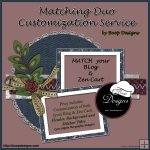 Matching Duo Customization by Boop Designs Matching Duo Customization by Boop Designs