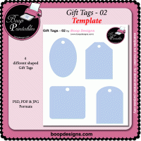 Gift Tags 02 TEMPLATE by Boop Designs Gift Tags 02 TEMPLATE by Boop Designs